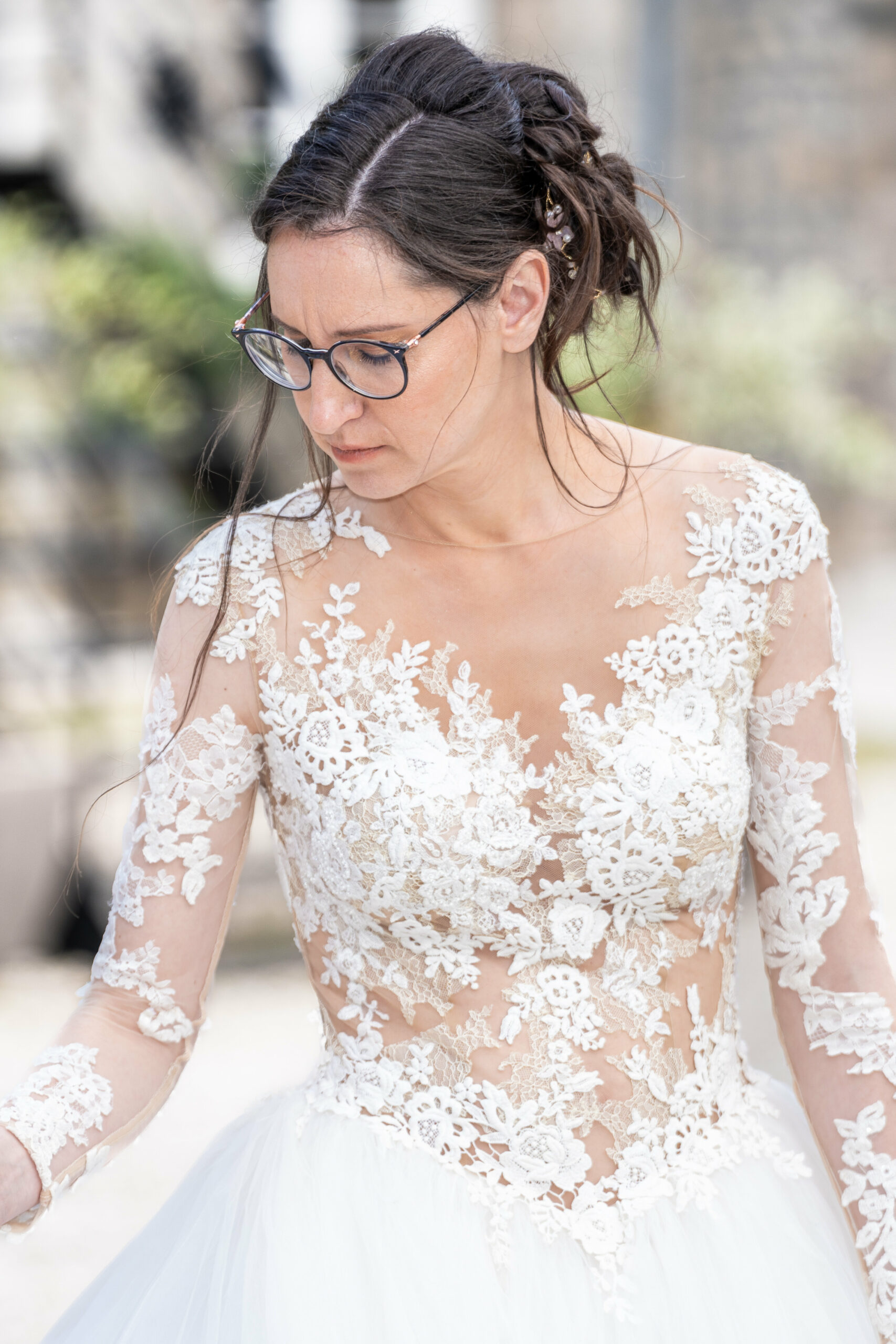 Photographe mariage Oise – mariée robe dentelle